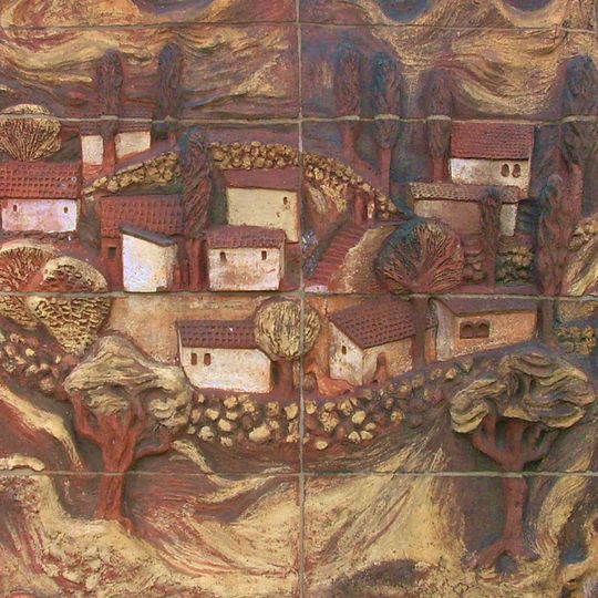 Werke der bildenden und angewandten Kunst im Park des Krankenhauses Hoyerswerda