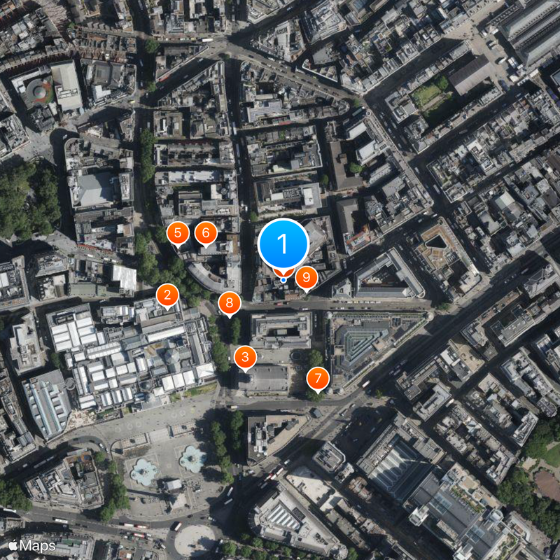 English National Opera Mapa