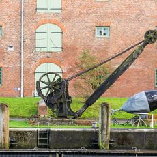 Handkran im Hafen (1834), Am Eiderdeich in Tönning