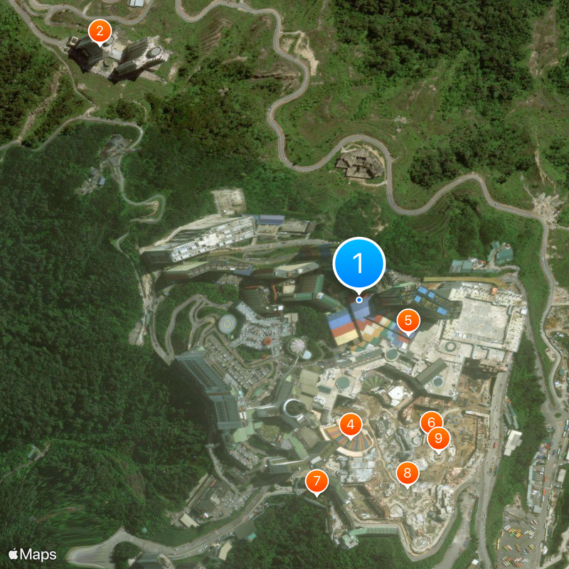 First World Hotel Map