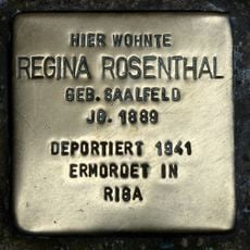 Stolperstein en memoria de Regina Rosenthal