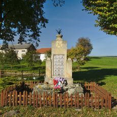 Monument to the fallen in Clužinek at the crossroads