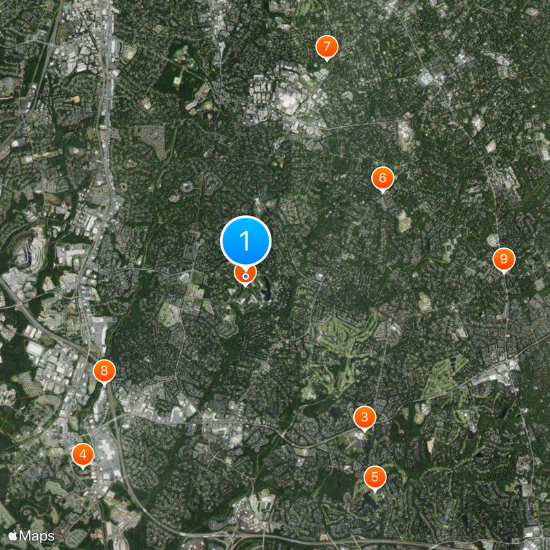 Wells Fargo Championship Mappa