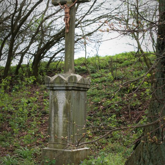 Wayside cross in Klokočí