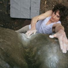 Fontainebleau rock climbing