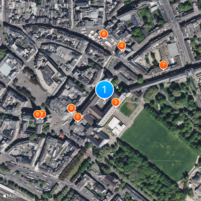 University of Bonn Map