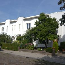 Blok van vier herenhuizen