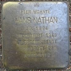 Stolperstein en memoria de Hans Nathan