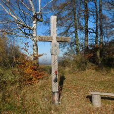 Kříž svatého Huberta u kaple Andělů strážných u Úsobí