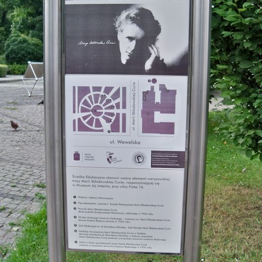 Ścieżka edukacyjna Marii Skłodowskiej-Curie w Warszawie