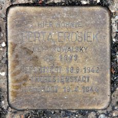 Stolperstein dedicated to Berta Erdsiek