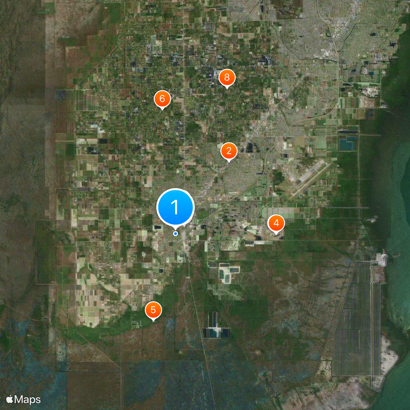 Florida City Map