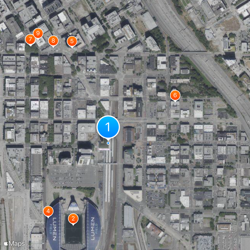 King Street Station Map