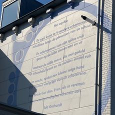 Muurgedicht Het Egeltje