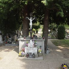 Cemetery cross in Horní Počernice Cemetery
