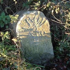 Milestone On North West Side Of Old A38 At East End Of New Benedicts Bridge