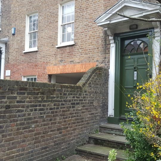 Railings and wall at Nos. 17 and 19, Old Ford Road