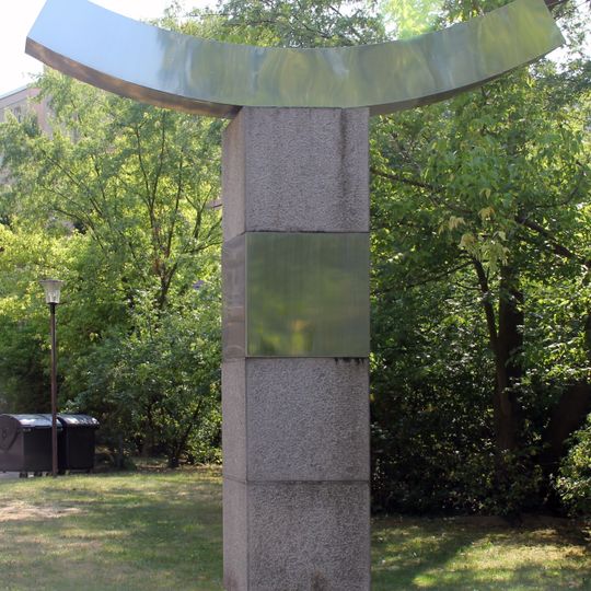 Stahl-Marmor-Skulptur