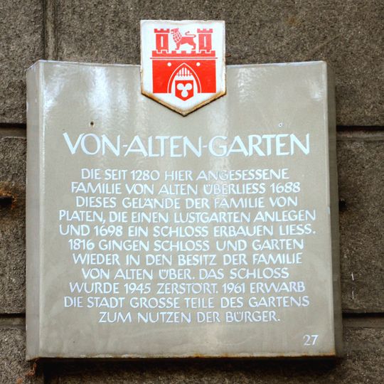 Stadttafel Von-Alten-Garten
