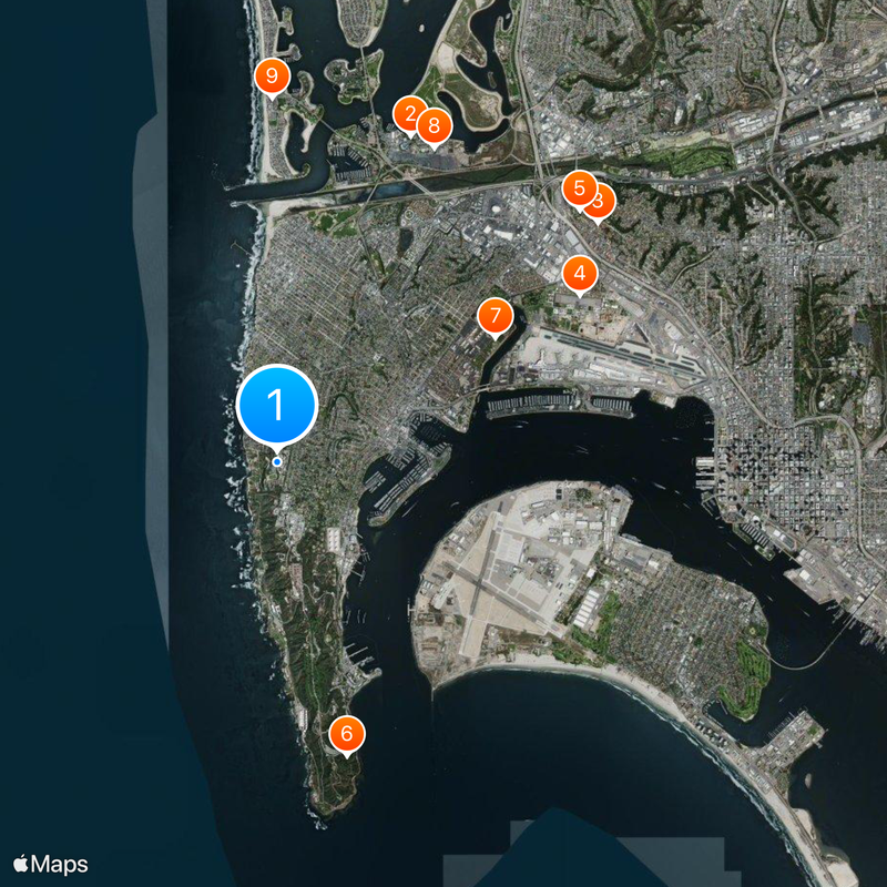 Point Loma Nazarene University Map