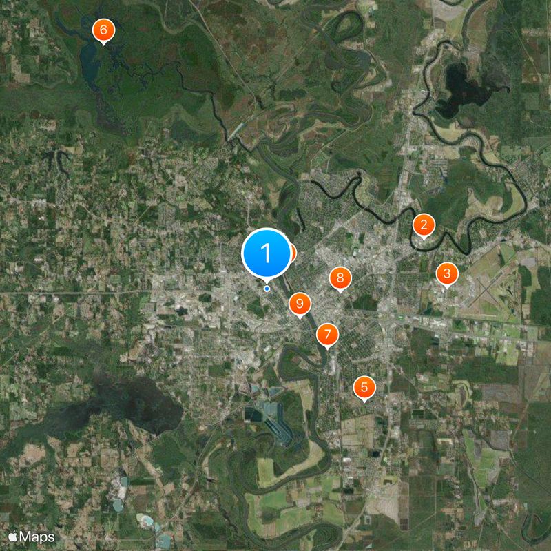 West Monroe Map