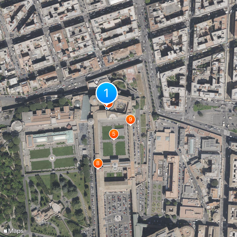 Bramante staircases Mappa