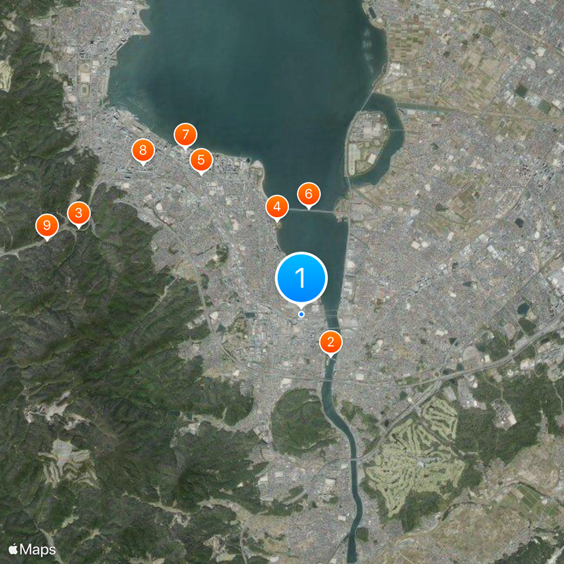 Ishiyama Station Map