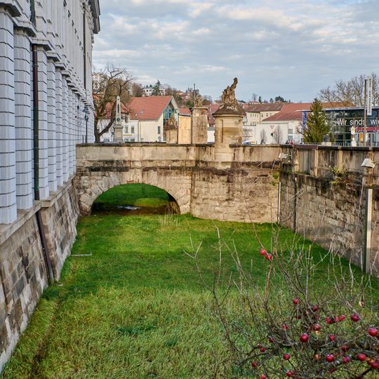 Befestigungsmauer  Promenade 27 in Ansbach
