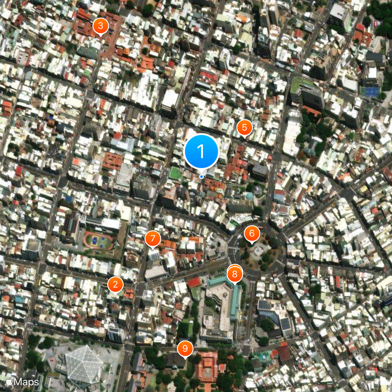 Tiantan Tiangong Temple Map