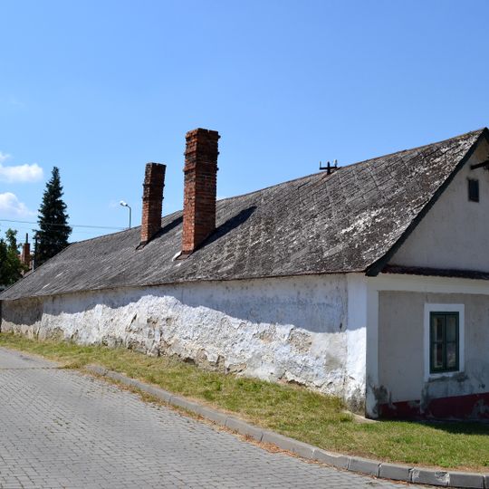 Roľnícka usadlosť, dom ľudový s hosp. časť.