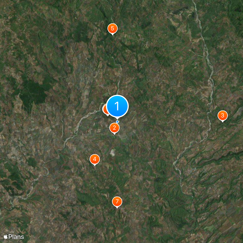 Thermes de Saturnia Carte