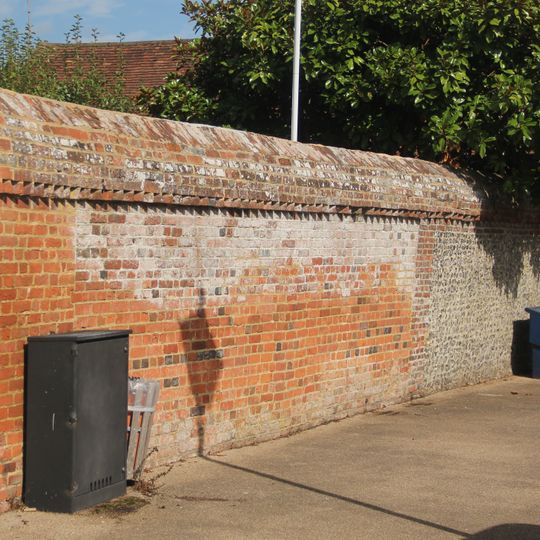Wall Between The Bell Inn And Bury Cottage