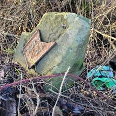 Boundary Stone Next To Lane End Farm