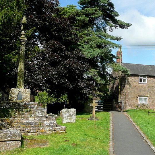 Churchyard cross in St David's churchyard