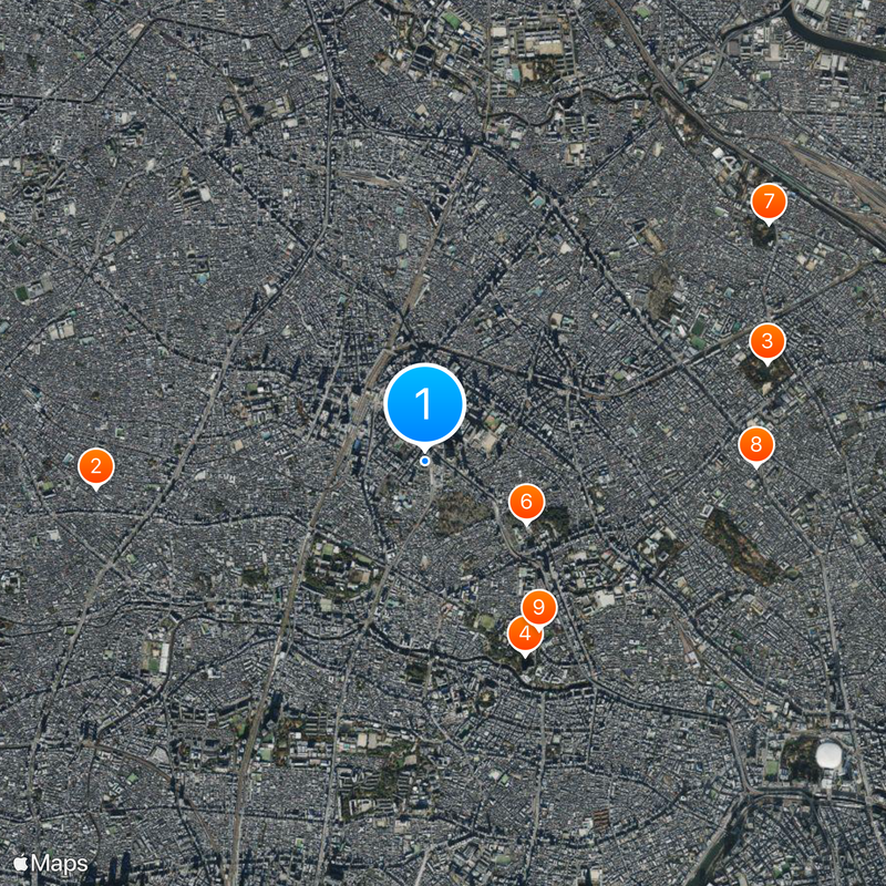 Arrondissement de Toshima Carte