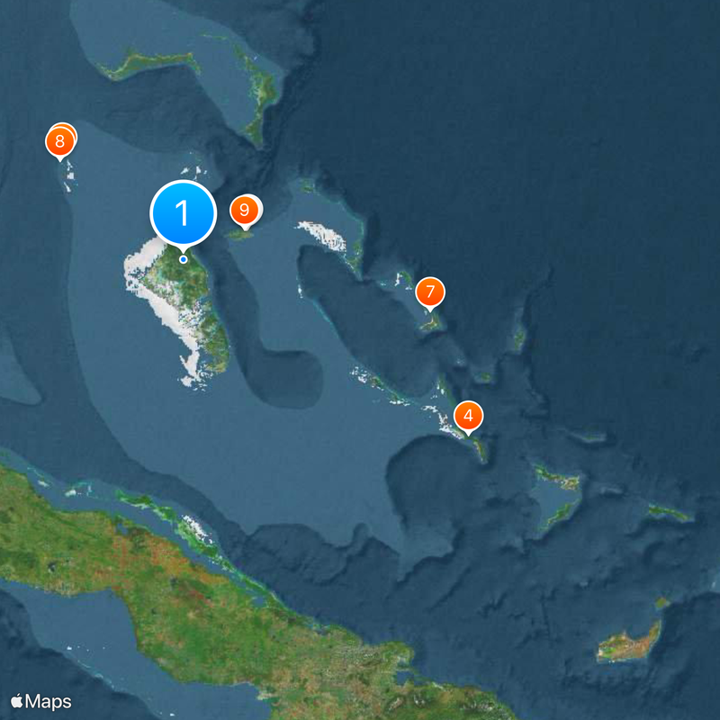 Bahamas Carte