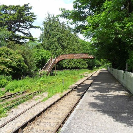 Pedestrian Bridge Over Disused Rail Line, About 75 Metres East Of Church Of St Mary