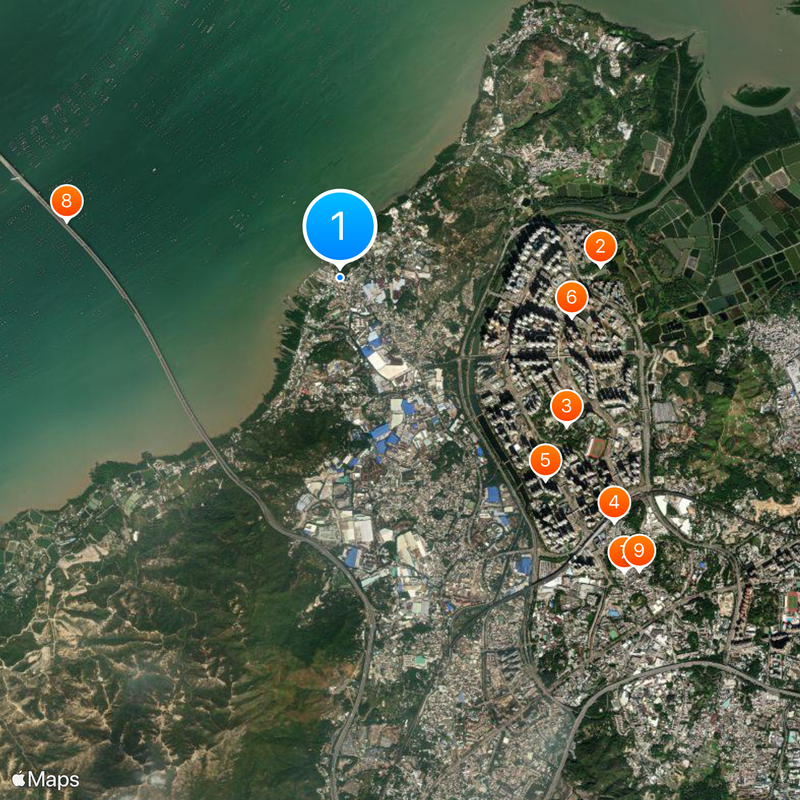 Lau Fau Shan Map