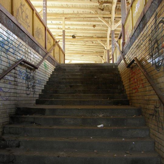 Przejście podziemne łączące peron 1 i 2