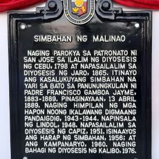 Church of Malinao historical marker