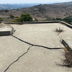 Old Nike Missile radar station site.   Concrete pads still remain.