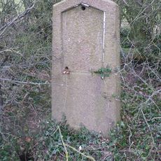 Milestone, E of Burnt Walls
