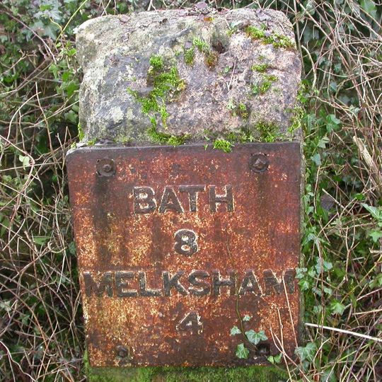 Milestone About 40 Metres South East Of Junction With Wadswick Lane