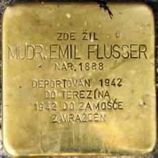 Stolperstein dedicated to Emil Flusser