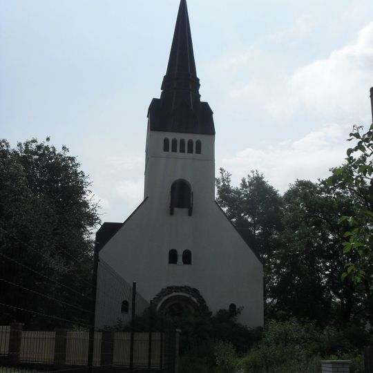 Protestant church in Bystřany