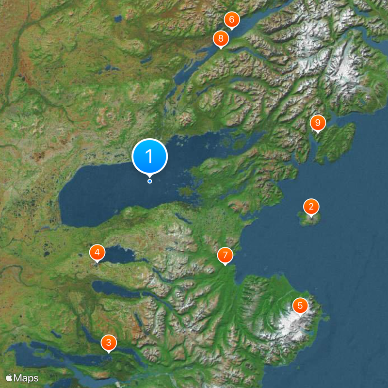 Iliamna Lake Map