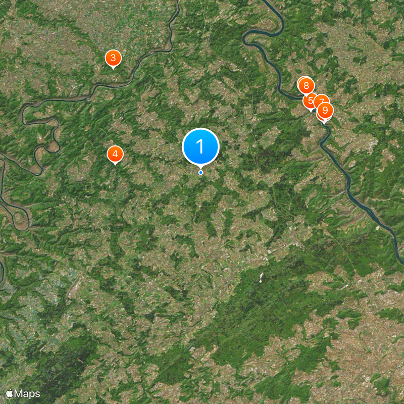 Rhein-Hunsrück-Kreis Map