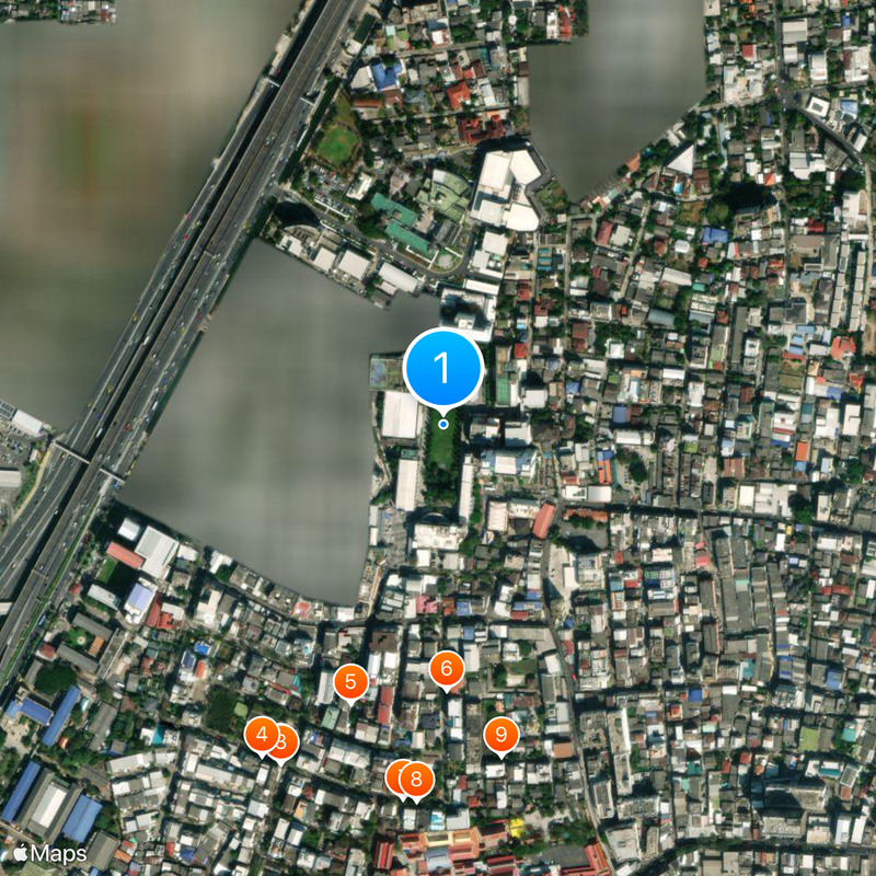 University of the Thai Chamber of Commerce Map
