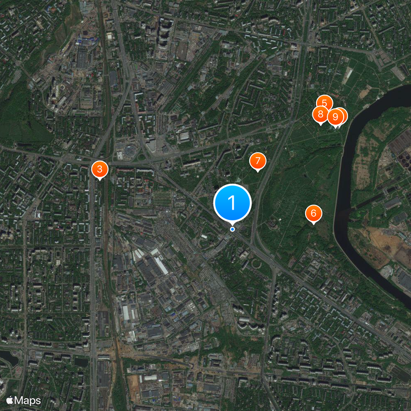 Kashirskaya Map