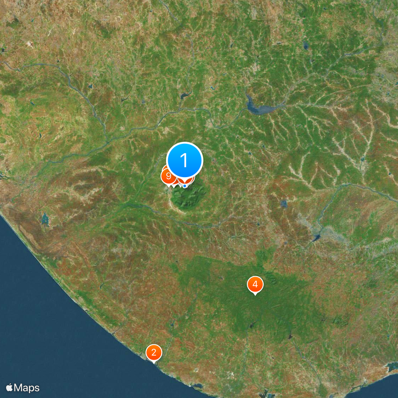 Girnar Jain temples Mappa